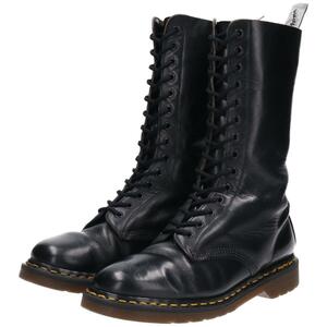 古着 ~80年代 ドクターマーチン Dr.Martens 刻印前 14ホールブーツ 英国製 UK9 メンズ27.5cm ヴィンテージ /saa011028