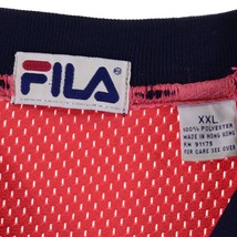 古着 フィラ FILA Vネック メッシュ ゲームシャツ メンズXXL /eaa343791_画像3