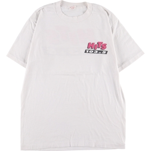 古着 80年代 HARVEY WOODS プリントTシャツ カナダ製 メンズM ヴィンテージ /eaa343437