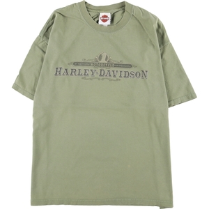 古着 ヘインズ Hanes Harley-Davidson ハーレーダビッドソン モーターサイクル バイクTシャツ USA製 メンズXL /eaa342128