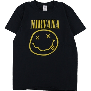 古着 ギルダン GILDAN NIRVANA ニルヴァーナ バンドTシャツ バンT メンズS /eaa343370