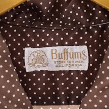 古着 70年代 Buffums 半袖 ボックスシャツ メンズM ヴィンテージ /eaa341323_画像3