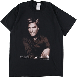 古着 00年代 ギルダン GILDAN MICHAEL W. SMITH マイケルスミス 2003 TOUR 両面プリント バンドTシャツ バンT メンズS /eaa343260