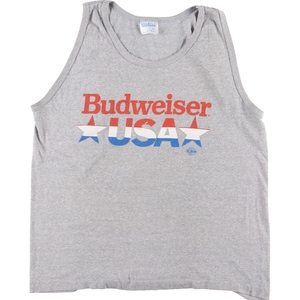 古着 90年代 Tee Jays Budweiser バドワイザー アドバタイジングTシャツ タンクトップ USA製 メンズM ヴィンテージ /eaa346066