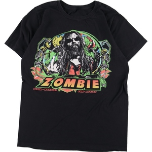 古着 ZOMBIE ゾンビ 両面プリント バンドTシャツ バンT メンズS /eaa345794