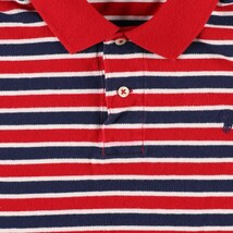 古着 ラルフローレン Ralph Lauren POLO by Ralph Lauren 半袖 ボーダー ポロシャツ レディースXL /eaa346571_画像4