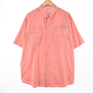 古着 コロンビア Columbia PFG 半袖 フィッシングシャツ メンズXL /eaa345993