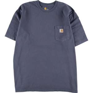 古着 カーハート Carhartt ORIGINAL FIT 半袖 ワンポイントロゴポケットTシャツ メンズXL /eaa348063