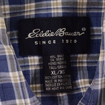 古着 エディーバウアー Eddie Bauer 半袖 ボタンダウン チェックシャツ メンズXL /eaa343168_画像3