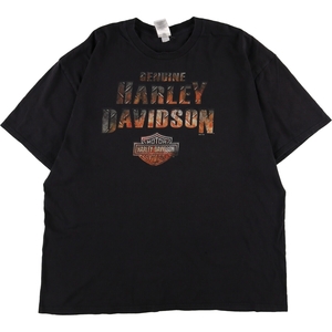 古着 ハーレーダビッドソン Harley-Davidson 両面プリント モーターサイクル バイクTシャツ メンズXXL /eaa348929