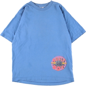 古着 90年代 BUGLE BOY 両面プリント プリントTシャツ USA製 メンズM ヴィンテージ /eaa347871