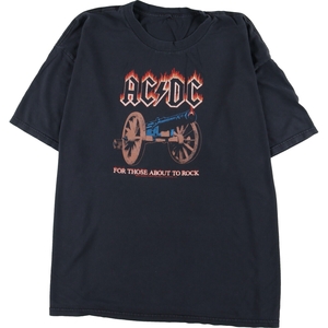 古着 00年代 AC/DC エーシーディーシー バンドTシャツ バンT メンズXL /eaa347465