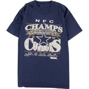 古着 90年代 NFL DALLAS COWBOYS ダラスカウボーイズ SUPER BOWL XXVII スポーツプリントTシャツ メンズM ヴィンテージ /eaa347787