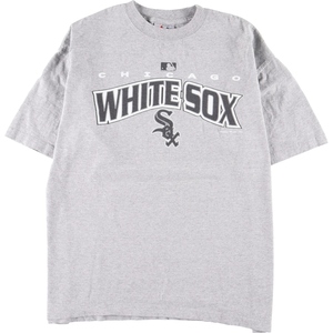 古着 90年代 MAJESTIC MLB CHICAGO WHITE SOX シカゴホワイトソックス スポーツプリントTシャツ メンズXL ヴィンテージ /eaa347781