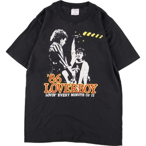 古着 90年代 POWER-T LOVERBOY ラヴァーボーイ バンドTシャツ バンT USA製 メンズM ヴィンテージ /eaa348434