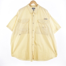 古着 コロンビア Columbia PFG 半袖 フィッシングシャツ メンズXXXL /eaa348538_画像1