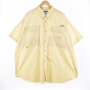 古着 コロンビア Columbia PFG 半袖 フィッシングシャツ メンズXXXL /eaa348538