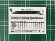 ★MLB 2022 TOPPS CHROME #146 GAVIN SHEETS［CHICAGO WHITE SOX］ベースカード「BASE」ルーキー「RC」★_画像2