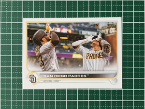 ★TOPPS MLB 2022 SERIES 1 #124 SAN DIEGO PADRES／FERNANDO TATIS JR.／MANNY MACHADO ベースカード「TC」★