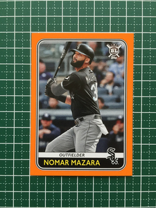 ★TOPPS MLB 2020 BIG LEAGUE #40 NOMAR MAZARA［CHICAGO WHITE SOX］ORANGE パラレル版 20★