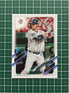 ★TOPPS 2021 NPB プロ野球 #164 栗山巧［埼玉西武ライオンズ］ベースカード「BASE」★