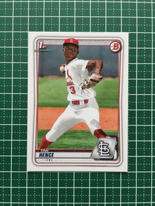 ★TOPPS MLB 2020 BOWMAN DRAFT #BD-86 TINK HENCE［ST. LOUIS CARDINALS］ベースカード 1st★