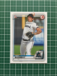 ★TOPPS MLB 2020 BOWMAN DRAFT #BD-112 ZACH MCCAMBLEY［MIAMI MARLINS］ベースカード 1st★