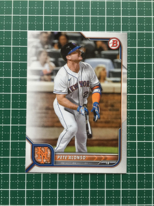 ★TOPPS MLB 2022 BOWMAN #87 PETE ALONSO［NEW YORK METS］ベースカード「BASE」★