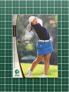 ★EPOCH 2022 JLPGA 女子ゴルフ ROOKIES & WINNERS #42 阿部未悠 レギュラーカード ルーキー「RC」★