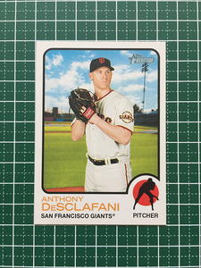 ★TOPPS MLB 2022 HERITAGE #317 ANTHONY DESCLAFANI［SAN FRANCISCO GIANTS］ベースカード「BASE」★