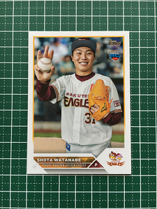 ★TOPPS NPB 2023 #174 渡辺翔太［東北楽天ゴールデンイーグルス］ベースカード「BASE」ルーキー「RC」★