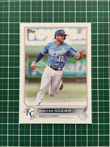 ★TOPPS MLB 2022 UPDATE #US184 HUNTER DOZIER［KANSAS CITY ROYALS］ベースカード「BASE」★