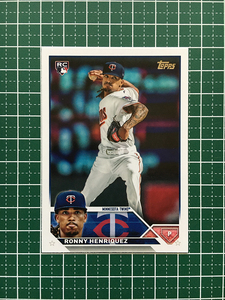 ★TOPPS MLB 2023 SERIES 2 #372 RONNY HENRIQUEZ［MINNESOTA TWINS］ベースカード「BASE」ルーキー「RC」★