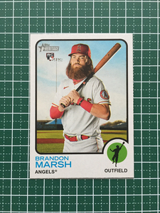 ★TOPPS MLB 2022 HERITAGE #176 BRANDON MARSH［LOS ANGELES ANGELS］ベースカード「BASE」ルーキー「RC」★