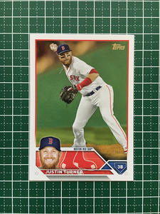 ★TOPPS MLB 2023 SERIES 2 #403 JUSTIN TURNER［BOSTON RED SOX］ベースカード「BASE」★