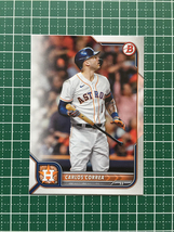 ★TOPPS MLB 2022 BOWMAN #3 CARLOS CORREA［HOUSTON ASTROS］ベースカード「BASE」★_画像1