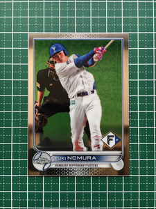 ★TOPPS CHROME NPB 2022 #86 野村佑希［北海道日本ハムファイターズ］ベースカード「BASE」★