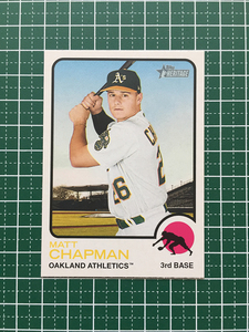 ★TOPPS MLB 2022 HERITAGE #59 MATT CHAPMAN［OAKLAND ATHLETICS］ベースカード「BASE」★