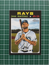 ★TOPPS MLB 2020 HERITAGE HIGH NUMBER #564 JOSE MARTINEZ［TAMPA BAY RAYS］ベースカード 20★_画像1