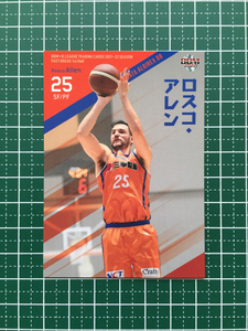 ★BBM Ｂリーグ 2021-22 FAST BREAK 1st HALF #033 ロスコ・アレン［新潟アルビレックスＢＢ］レギュラーカード★