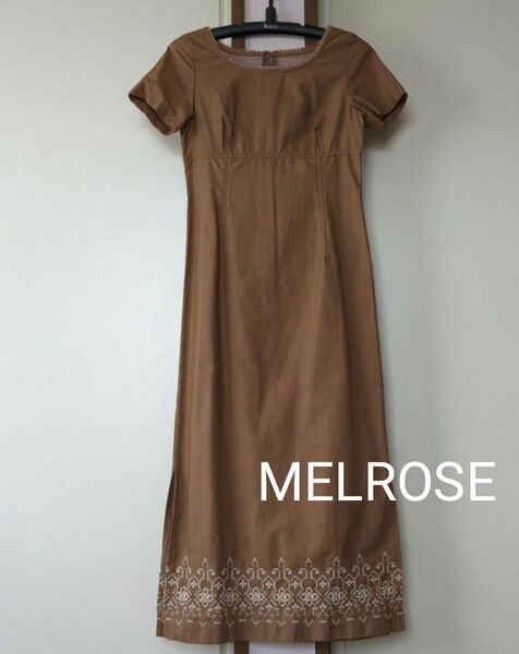 MELROSE　ロングワンピース Sサイズ　美品　サンドレス