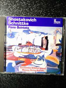 f（Russian DISC）オルベリアン　ショスタコーヴィチ　シュニトケ　ピアノ五重奏曲　モスクワ弦楽四重奏団　Orbelian Shostakovich Quintet