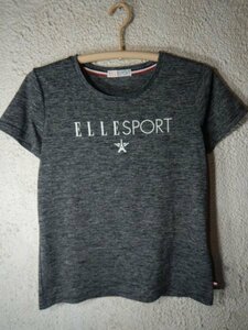 to6530 ELLE SPORT L sport lady's short sleeves t shirt logo design popular postage cheap 