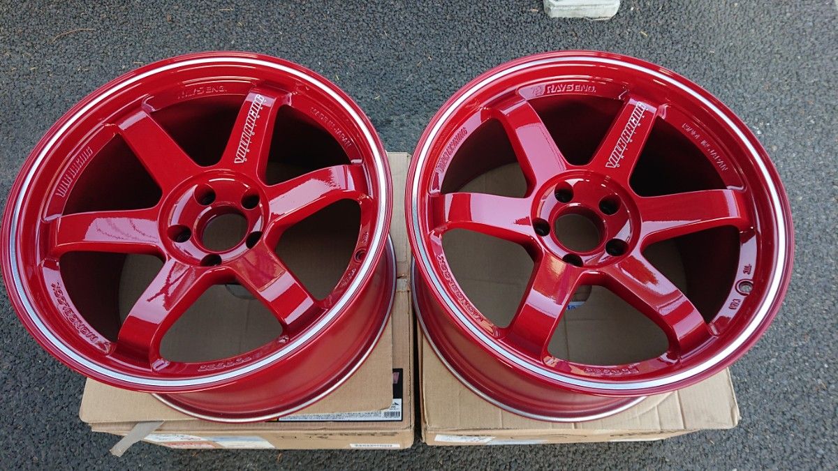 RAYS VOLK RACING G025 18インチ 10J+34 5H PCD120 ダークブルー ②