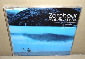 即決 ZEROHOUR 中古マキシCD public style インディーズ ハードコアパンクロック 1990's HARDCORE PUNK ROCK ゼロアワー Japanese Indies