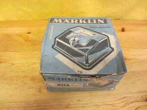 【N536】メルクリン MARKLIN transformer 変圧器 6114 通電まで確認 西ドイツ製 年代物 ビンテージ レトロ