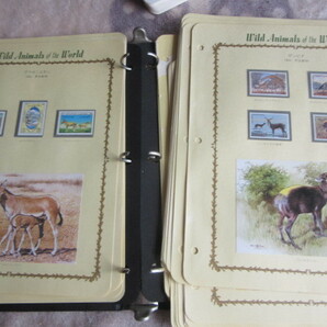 「VOSTOK Wild Animals of the World世界の野生動物を描いた切手コレクション 大型アルバム」約41リーフの画像6