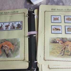 「VOSTOK Wild Animals of the World世界の野生動物を描いた切手コレクション 大型アルバム」約41リーフの画像7