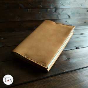 [ Tochigi leather . made cow leather. book cover ] library book@ size cow leather leather original leather simple hand made handmade natural 
