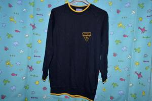  Vintage Munsingwear wear Sleep Team* long sleeve shirt navy blue series color size :80-90( used )